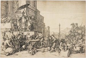 Józef rozdający zboże w Egipcie, ok. 1648-57 (akwaforta)