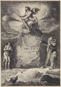 Arktyczny krajobraz Arktyka (tytuł na obiekcie) autorstwa Jan de Visscher (rejected attribution)
