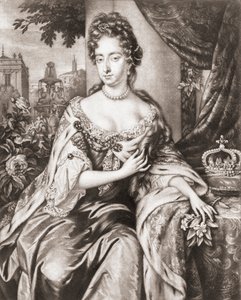 Królowa Maria II z Anglii, Szkocji i Irlandii. autorstwa Jan or Verkolye (after) Verkolje