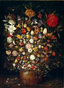 Duży bukiet kwiatów Malarstwo Jana Bruegla Starszego nazywa Bruegla z Aksamitu (Bruegel lub Bruegel autorstwa Jan the Elder Brueghel
