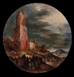 Droga na Golgotę, ok. 1600 autorstwa Jan the Elder Brueghel