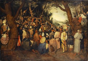 Kazanie św. Jana Chrzciciela, ok.1598 autorstwa Jan the Elder Brueghel
