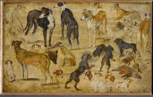 Badania na zwierzętach autorstwa Jan the Elder Brueghel