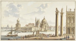 Widok na ul. Maria della Salute z Placu Świętego Marka w Wenecji
