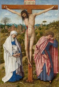Ukrzyżowanie Chrystusa autorstwa Jan van Eyck