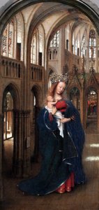 Niemiecki: Die Madonna in der Kirche Madonna w kościele autorstwa Jan van Eyck
