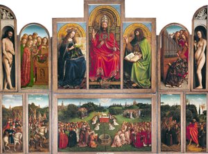 Ołtarz Gandawski autorstwa Jan van Eyck