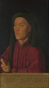 Léal Souvenir Lojalna pamięć, 1432 autorstwa Jan van Eyck