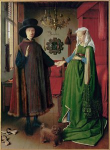 Portret Giovanniego Arnolfiniego i jego żony, wcześniej znany jako "Wesele Arnolfiniego autorstwa Jan van Eyck