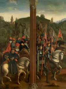 Rycerze Chrystusa i sprawiedliwi sędziowie autorstwa Jan van Eyck