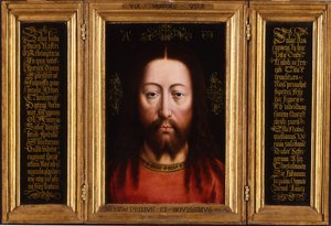 Tryptyk: Chrystus jako Salvator Mundi autorstwa Jan van Eyck