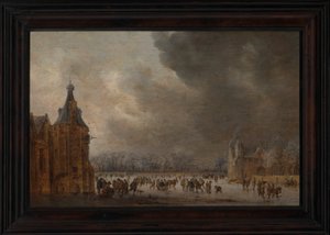 Ślizgawka autorstwa Jan van Goyen
