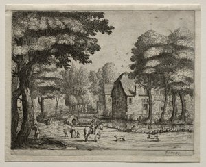 Kamienny Most autorstwa Jan van Goyen
