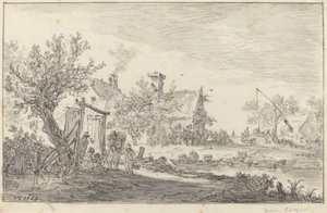 Przydrożny zajazd autorstwa Jan van Goyen