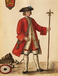 Bombista ze statków weneckich, Jan van Grevenbroeck lub Giovanni Grevembroch (1731-1807), Gli Abiti de Veneziani, z ilustrowanej księgi kostiumów, akwarela
