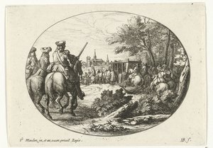 Oblężenie miasta Sceny wojenne z życia Ludwika XIV, króla Francji (tytuł serii) autorstwa Jan van Huchtenburg