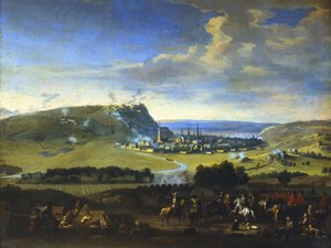 „Oblężenie Namur”, scena przed ostatecznym atakiem, 5 sierpnia 1695 autorstwa Jan van Huchtenburg