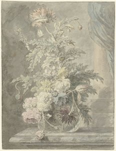 Wazon z kwiatami autorstwa Jan van Huysum (possibly)
