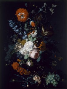 Martwa natura z kwiatów i owoców autorstwa Jan van Huysum