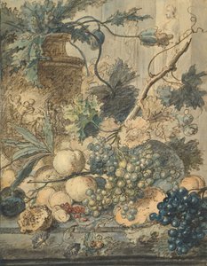 Martwa natura z owocami, b.d. autorstwa Jan van Huysum