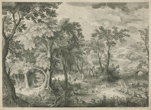 Polowanie na jelenia autorstwa Jan van Londerseel