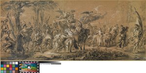 Holenderski: gloryfikacja Marsa autorstwa Jan van Orley