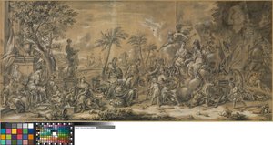 Gloryfikacja Minerwy autorstwa Jan van Orley