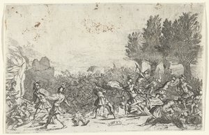 Bitwa autorstwa Jan van Ossenbeeck