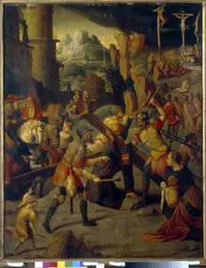 Epizod Męki Pańskiej: kalwaria autorstwa Jan van Scorel
