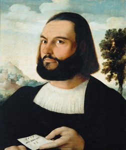Portret mężczyzny ... autorstwa Jan van Scorel