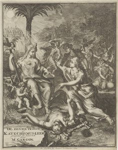Strona tytułowa za: M. Gargon, Jedyna pociecha, 1713