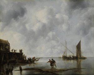Łodzie rybackie w ciszy, 1651.