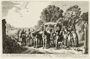Powietrze, płyta druga z książki Cztery żywioły autorstwa Jan van de Velde II