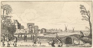 Zimowy krajobraz autorstwa Jan van de Velde II