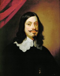 Portret cesarza Ferdynanda III (1608-1657) de Habsbourg - Jana van den Hoecke (van Hoek, van Hoeck, Vanhoek) (1611-1651). olej na płótnie, ok. 1643. Wymiar: 74,5x61 cm. Muzeum Historii Sztuki, Wiedeń