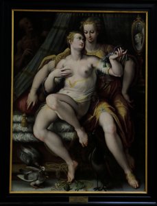 Próżność, umiar i śmierć autorstwa Jan van der (1523 1605) Straet