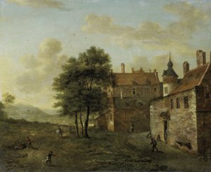 Dom na wsi autorstwa Jan van der Heyden