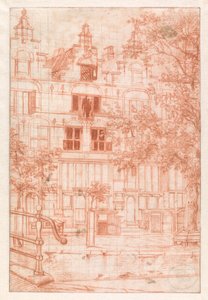 Po pożarze na Herengracht w 1683 roku autorstwa Jan van der Heyden
