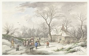 Zima: Zbiórki na Ostatki autorstwa Jan van der Meer (II)