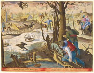 Birdcatchers Using Traps Baited with Rats to Capture Hawks, tablica 64 z 
