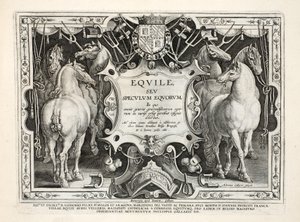 Ilustracja z „Venationes, Ferarum, Birds, Fish” (O polowaniach: dzikie zwierzęta, ptaki, ryby), sztych. Jan Collaert (1566-1628), wyd. autorstwa Phillipusa Gallaeusa, Amsterdam autorstwa Jan van der Straet