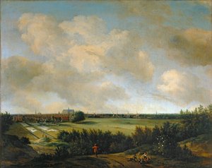 Praczki z Overveen, niedaleko Haarlem ... autorstwa Jan van der the Elder Meer