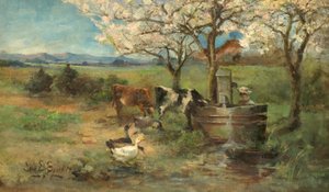 Wiosna (olej na płótnie) autorstwa Jane Elizabeth Spindler