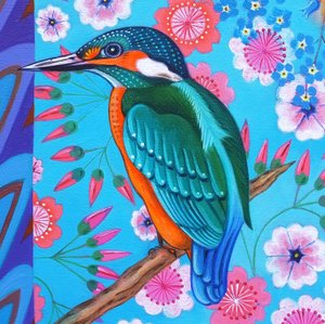 Kingfisher,2016, autorstwa Jane Tattersfield