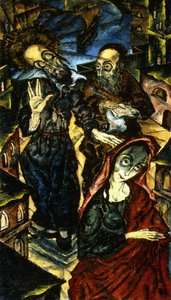 Błogosławieństwo rabina Baal Shema, ok. 1918-1919 (olej na płótnie)