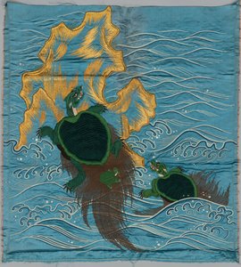 Haftowana Fukusa autorstwa Japan, late 19th early 20th century