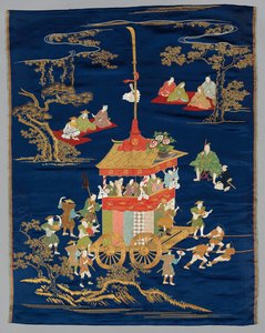 Haftowana Fukusa autorstwa Japan, late 19th early 20th century