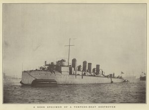 Dobry egzemplarz niszczyciela torpedowców