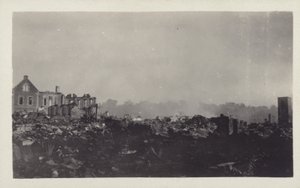 Następstwa wielkiego trzęsienia ziemi w Kanto, Japonia, 1923 r. autorstwa Japanese Photographer