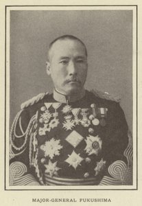 Generał dywizji Fukushima autorstwa Japanese Photographer